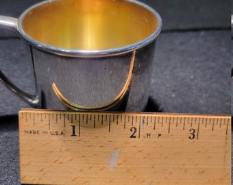 Oneida Silversmiths Baby Cup. No monogram on it. See Photos.