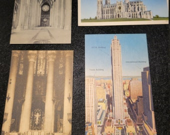 Lot of 6 Vintage New York City Postcards. See photos and details.