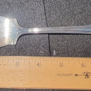 Vintage Serving Fork 8&quot;, 1835 R. Wallace A1 Silverplate