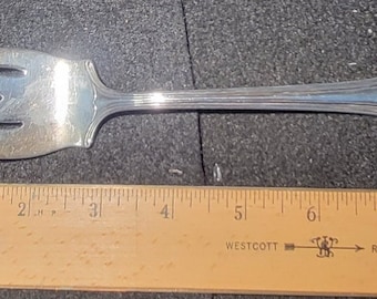 Vintage Serving Fork 8", 1835 R. Wallace A1 Silverplate