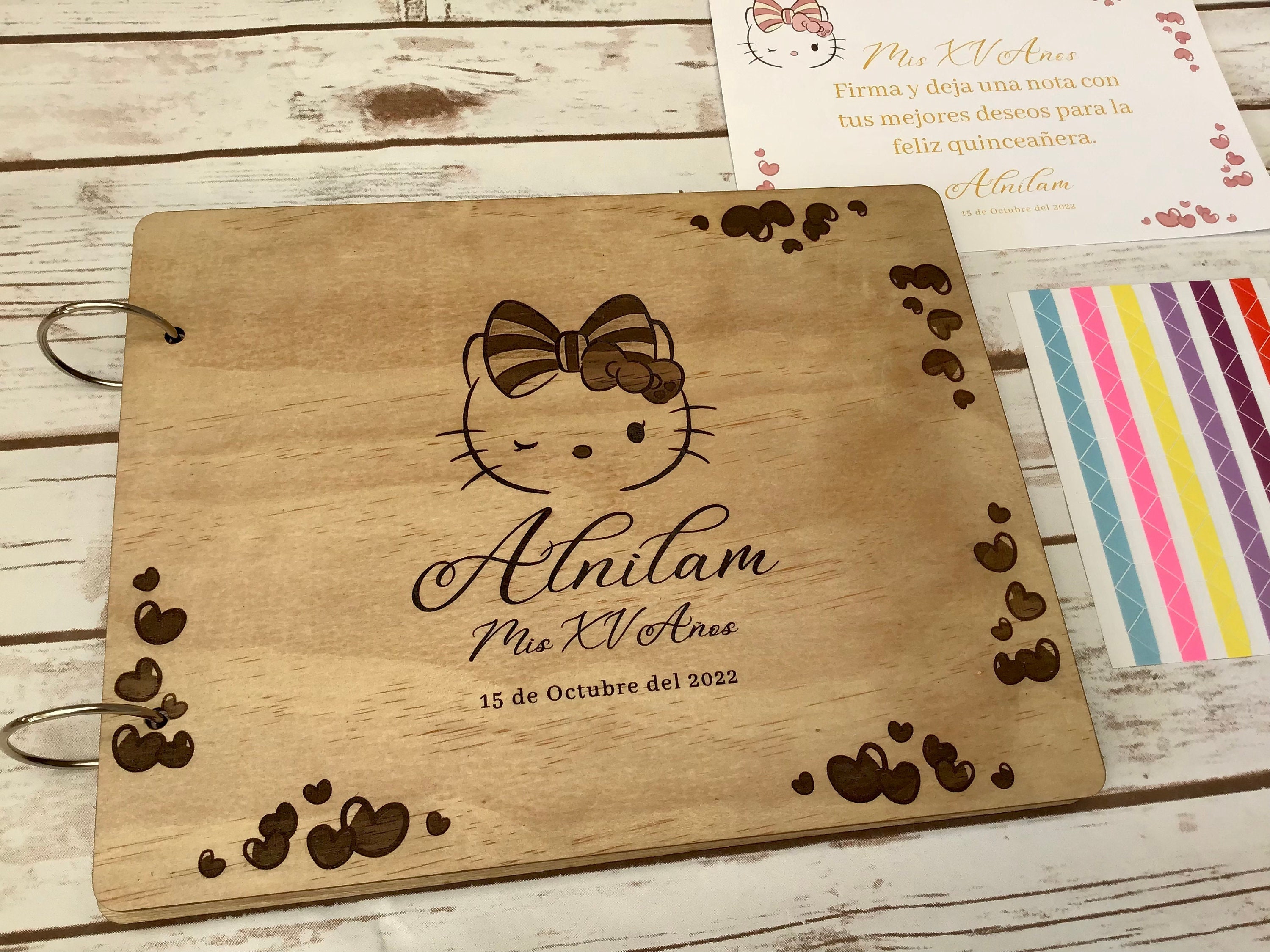 Hello Kitty Personalized Scrapbook - Handmade Kawaii Gift - Etsy