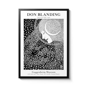 Lady of the Night - Don Blanding, Fine Art Print, Art Deco Wall Art, Famous Painting Home Decor, Modern Art Gift Idea
