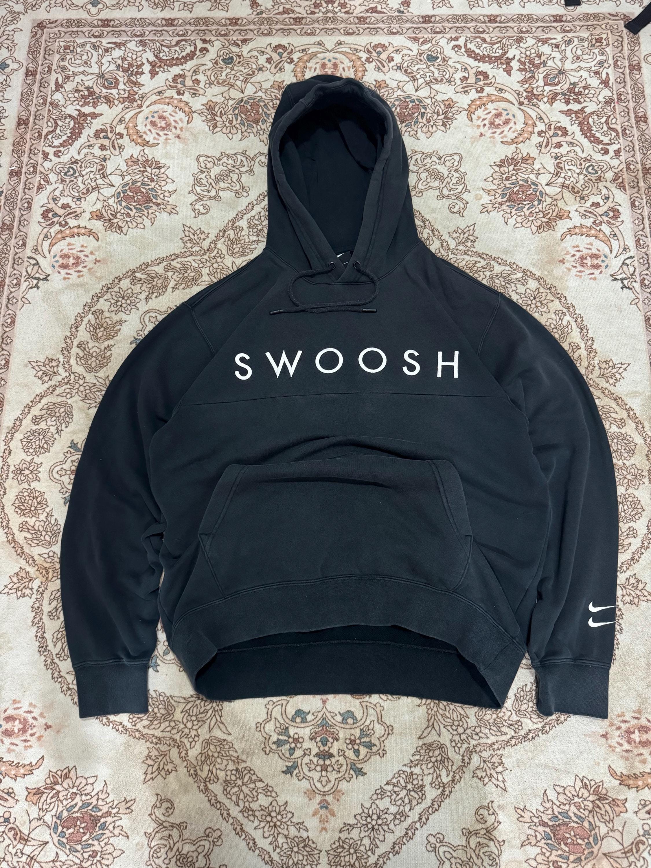 Rare Nike Big Swoosh Spellout Hoodie - Etsy Rare Nike Big Swoosh Spellout Hoodie - Etsy