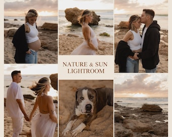 3 Sun nature  Lightroom Presets | Warm Beige Filters (Digital Download)