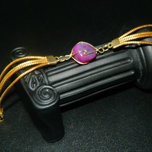 Capim Dourado armband met diverse gekleurde edelstenen afbeelding 5