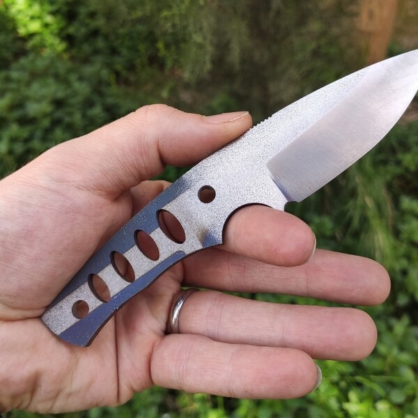 Knife Blank N690 Bushcraft Knives Etsy