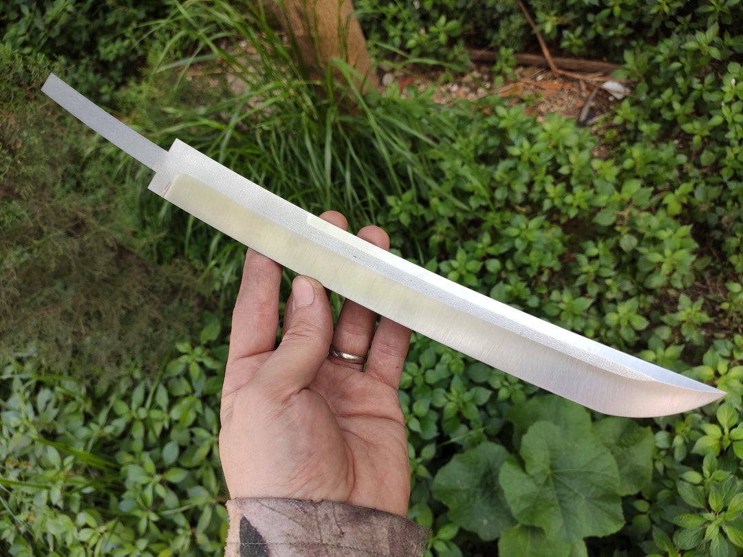 Wakizashi Katana Blade Long Tanto Knife Blank N690 Steel Etsy