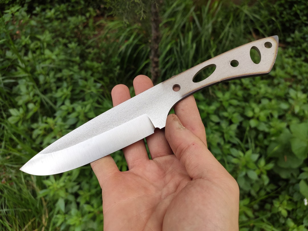 N690 Knife Blank Outdoor Blade Knife Making Supplies Heat Etsy