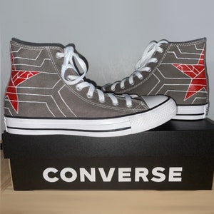 Winter Soldier / Bucky Barnes Custom Converse