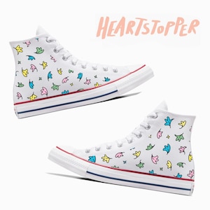 Heartstopper Leaves- Custom Painted Converse