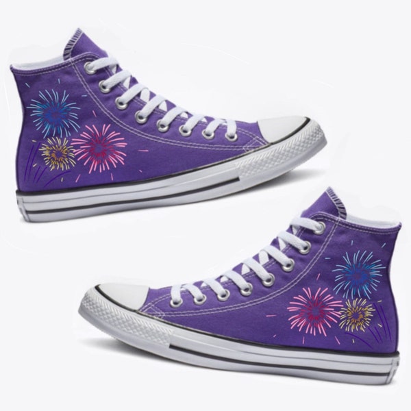 Sparks Fly - Taylor Custom Converse