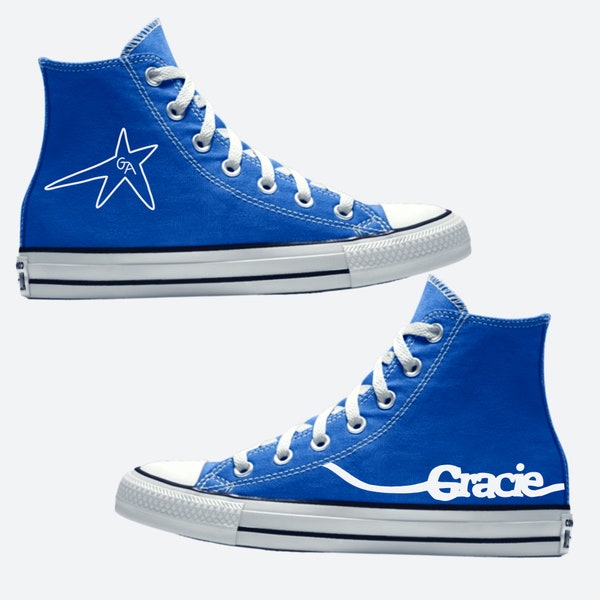 Converse personnalisée inspirée de Gracie Abrams