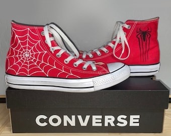 Spider-Man - Custom Painted Converse