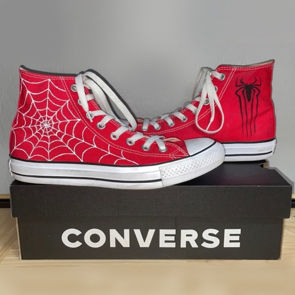 Spider-Man - Custom Painted Converse