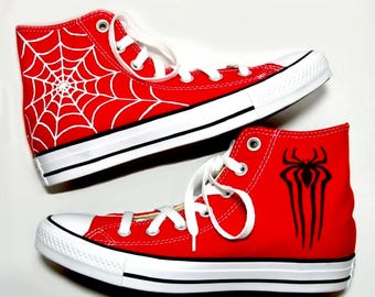 Spider-Man - Custom Painted Converse