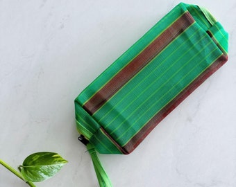 Mexican Mesh Cosmetic Bag | Beachy Boho Makeup Bag | Boho Toiletries Bag | Pencil Case | Trinket Bag | Makeup Case | Bridesmaid Gift Ideas