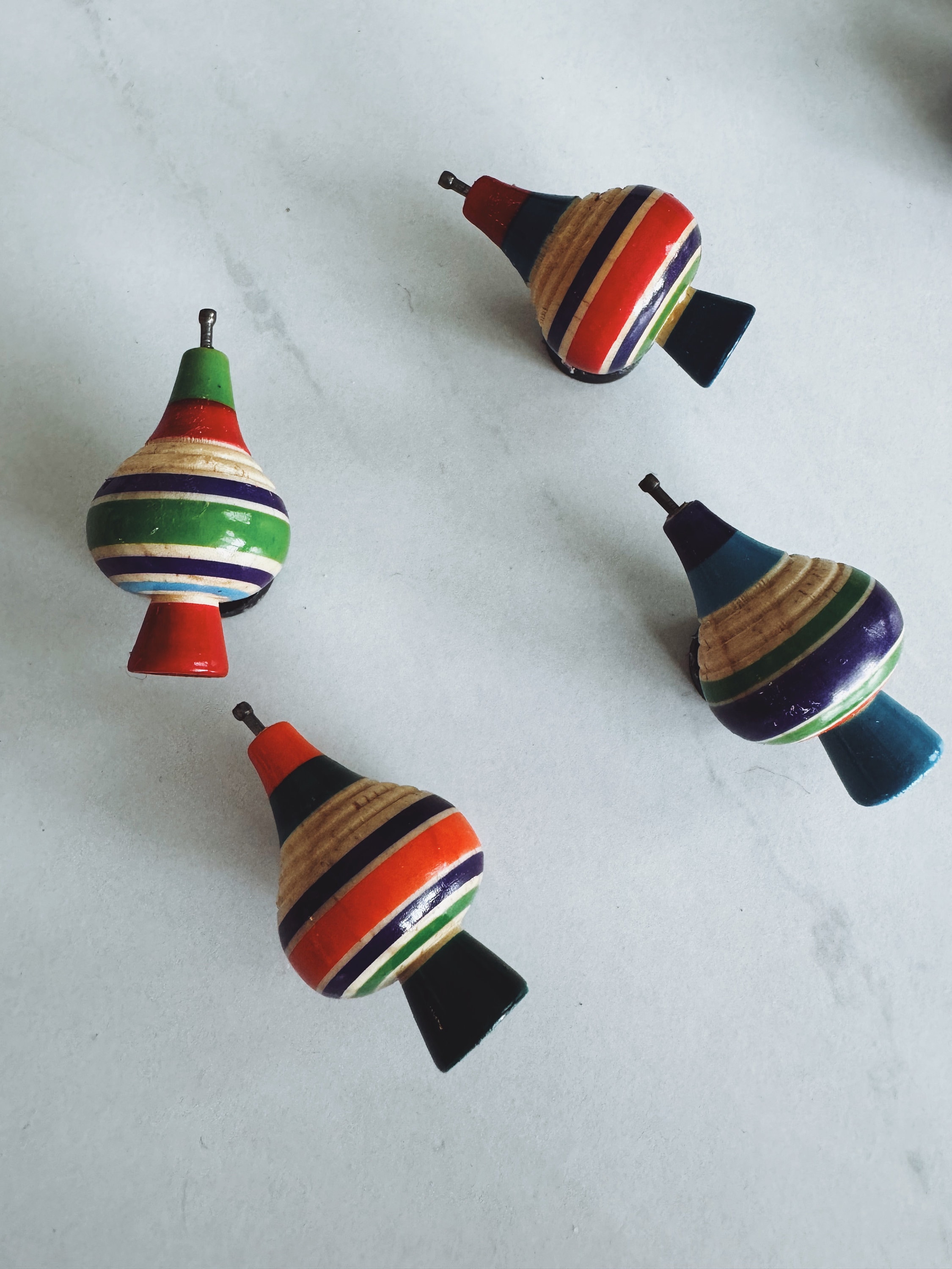 Hand Painted Mexican Yoyo Fridge Magnets | Talavera Art - Etsy