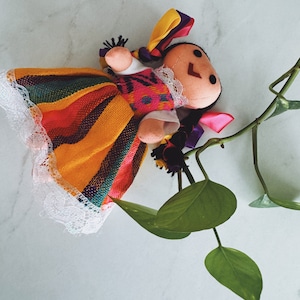 Traditional Mexican Lele Doll | Adelita Doll | Mexican Gifts | Gifts for Toddlers | Baby Gifts | Mexican | Mexican doll | Mexican rag doll