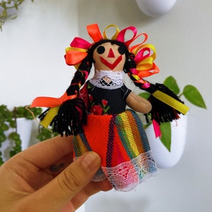 Traditional Mexican Lele Doll | Adelita Doll | Mexican Gifts | Gifts for Toddlers | Baby Gifts | Mexican | Mexican doll | Mexican rag doll