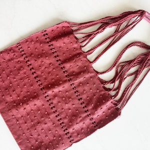 Bolsa de algodón texturizada para mercado mexicano / bolsa de lona / bolsa de playa boho chic / bolsa de supermercado de colores / bolsa ecológica / bolsa de playa / bolsa hamaca