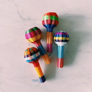 Mexican Baby Rattle | Baby Gifts | Baby Shower Ideas | Mexican Maraca | Baby Toy | Baby Accessories | Nursery Decor | Colorful Rattle