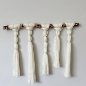 Cedar Wood Macrame Wall Hanging | Classy | Knots | Modern | Customized | Earthy | Boho Decor | personalized gifts | living room decor