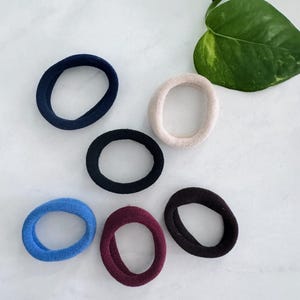 Varietätenpackung | Feste Farbe elastische Haargummis für Kinder, Massengroßhandel sortierte feste Farbe Haargummis, Farben knitterlose elastische Haargummis