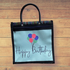 Für besondere Anlässe Quadrat Mexikanische Kunststoff Tote Geldbörse 10 x 10 in | Einkaufstasche | es ist ein Mädchen | Netztasche | es ist ein Junge | wiederverwendbare Tasche | Geburtstags Tasche