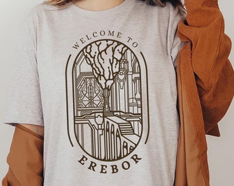 Erebor Unisex Shirt, The Lonely Mountain, Thorin Oakenshield, Middle Earth Book Lover Gift, Hobbitcore Geek Gift