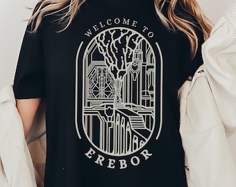 Erebor Unisex Shirt, The Lonely Mountain, Thorin Oakenshield, Middle Earth Book Lover Gift, Hobbitcore Geek Gift