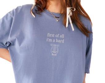 RPG Bard Class Comfort Colors Shirt, Tabletop RPG, I'm a Delight Meme Shirt, Unisex