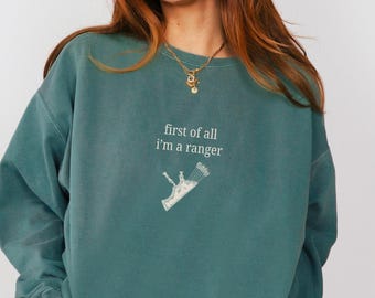 RPG Ranger Class Comfort Colors Sweatshirt, Tabletop RPG, I'm a Delight Meme Shirt, Unisex