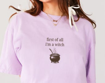 RPG Witch Class Comfort Colors Shirt, Tabletop RPG, I'm a Delight Meme Shirt, Unisex