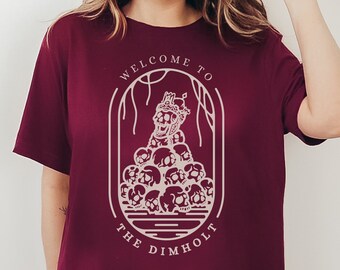 Dimholt Skulls Unisex Shirt, Aragorn, JRR Tolkien Fantasy Book Lover Gift, Middle Earth Geek Gift, Hobbitcore