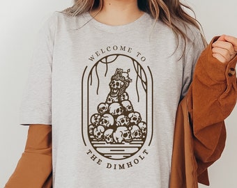 Dimholt Skulls Unisex Shirt, Aragorn, JRR Tolkien Fantasy Book Lover Gift, Middle Earth Geek Gift, Hobbitcore