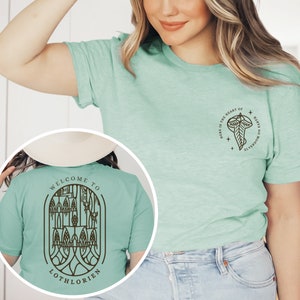 Lothlorien Unisex Shirt, Lady of the Wood, Fantasy JRR Tolkien Book Lover Gift, Legolas Elven Shirt, Geek Gift, Hobbitcore