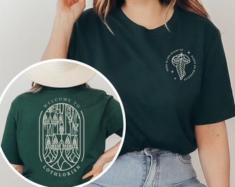 Lothlorien Unisex Shirt, Lady of the Wood, Fantasy JRR Tolkien Book Lover Gift, Legolas Elven Shirt, Geek Gift, Hobbitcore