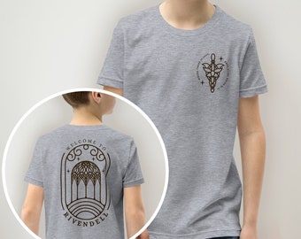 Rivendell Shirt in Kid Sizes, Fantasy Book Lover Gift, Magical Elven Sanctuary, Hobbitcore, The Fellowship, J R R Tolkien Quotes