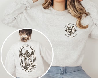 College of Winterhold Sweatshirt, Video Game Shirt, Mages Guild, Fantasy Lover, Magical Gifts, Gamer Tee, Nerd Gift