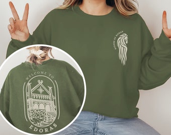 Rohan Sweatshirt, Riders of Rohan, Fantasy JRR Tolkien Book Lover Gift, Aragorn, Geek Gift, Hobbitcore