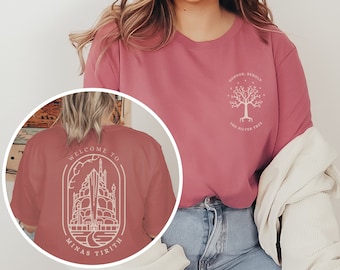 Minas Tirith Gondor Shirt, Fantasy Book Lover Gift, JRR Tolkien, The Fellowship, Middle Earth, Hobbitcore, Geek Gift, Unisex