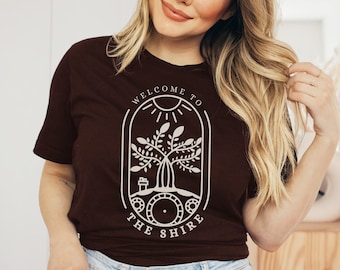 The Shire Shirt, Lord of Hobbiton, Fantasy Book Lover Gift, Hobbit Shirt, Tolkien, Middle Earth Fellowship, Hobbitcore