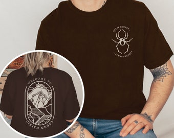 Cirith Ungol Spider Unisex Shirt, Lord of the Shire, Hobbitcore, Fantasy Book Lover GIft, JRR Tolkien, Middle Earth The Fellowship Geek Gift