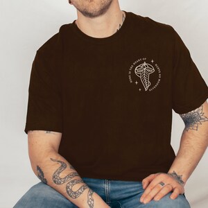 Welcome to Lothlorien Shirt front view in the color Oxblood Black