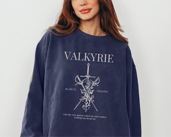 Valkyrie Comfort Colors Sweatshirt, Unisex, ACOTAR Shirt, The Night Court, Enemies to Lovers Book Lover Gift