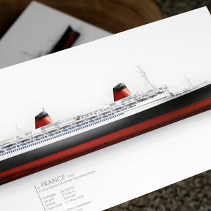 SS France 1962 | 21x10 cm | Limited Edition 100 prints