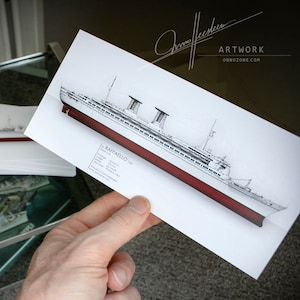 SS Raffaello 1965 | 21x10 cm | Limited Edition 100 prints