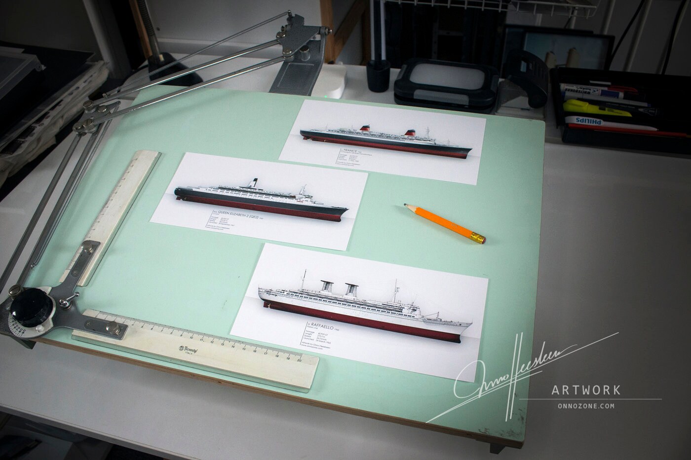 Superliner Trio: SS Raffaello 1965 SS France 1962 RMS - Etsy
