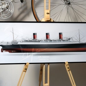 SS Ile De France 1927 | 1m long | Giclée
