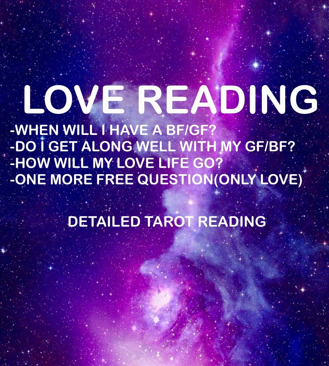 Tarot Reading: Love Reading - Etsy, image size:1080x1202